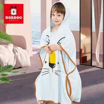 Babu Bean Childrens Closed with Hat Towels Towels Babboo Bath Bath Water Suction Bath Swimming Beach Towels