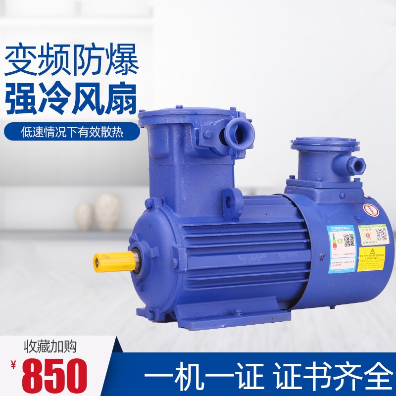 New vigorous YBBP frequency conversion explosion-proof motor flame-proof three-phase 380v copper core motor BT4 throttle motor