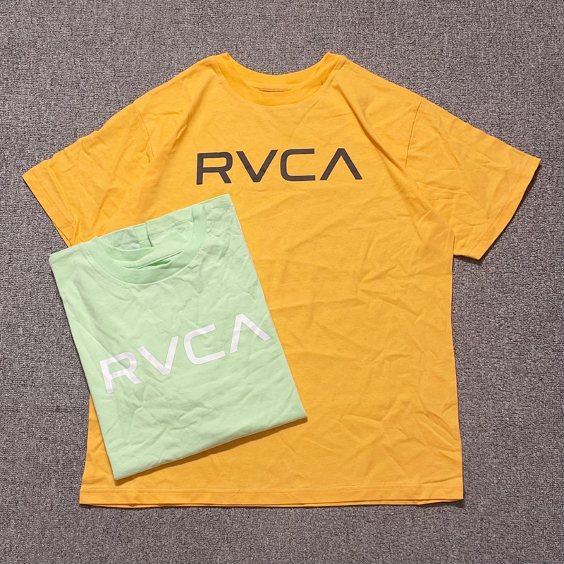 Japanese Trendy Brand Rvca Skateboard Street Casual Round Neck Short-Sleeved T-Shirt Printed Top