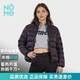 NOME (Clothing) 2025 Autumn and Winter Women's New Fashionable and Versatile Lightweight and Warm Solid Color Stand Collar Cotton Clothes