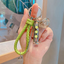 Key Buckle With Fingernail Knife Dig Ear Spoon Suit Ins Key Chain Nail Sheen Cut Ear Spoon Key Buckle Alloy Pendant
