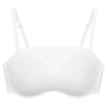 Toffee pie anti-exposure seamless tube top monologue lace big breasts slimming anti-exposure inner bra for women