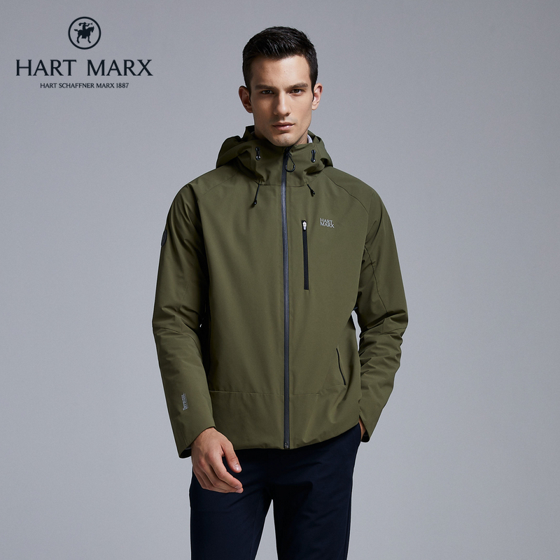 Hartmark 2025 Autumn Men's Dermizax Outdoor Waterproof Three-In-One Multi-Wear Thermal Jacket for Men