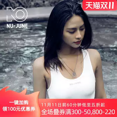 Nu-June special diving underwear for you without steel ring gathering bra quick-drying surf swimming undercoat