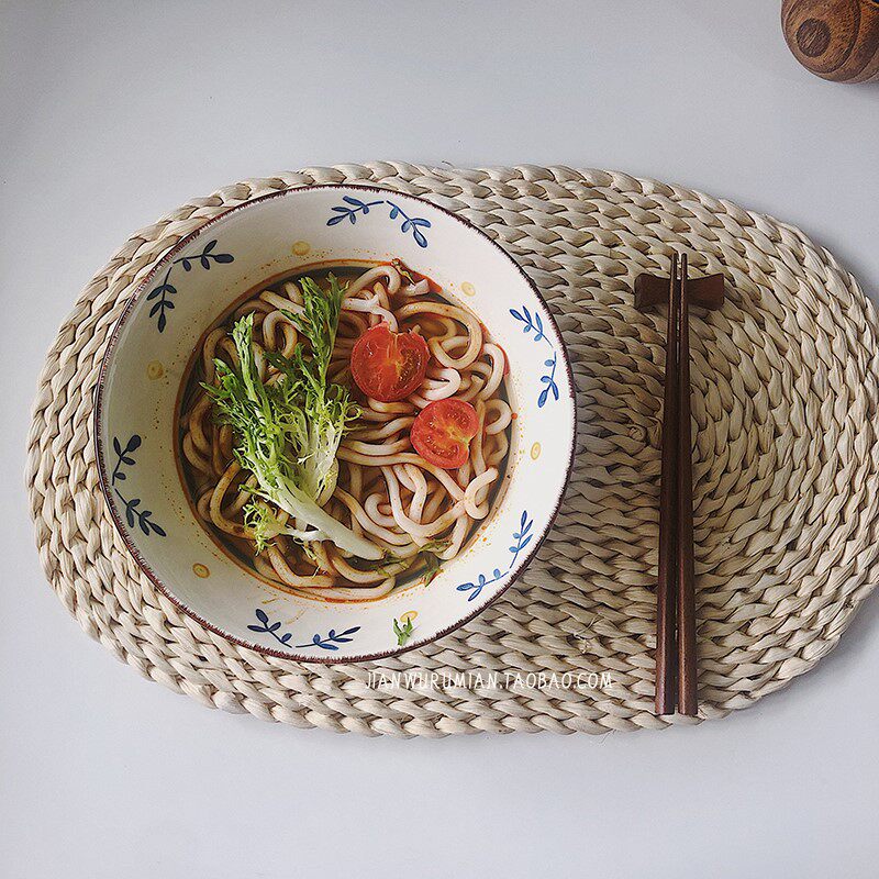 See things like noodles Daily Noodle Bowl cutlery Noodle Bowl CERAMIC BUCKET HAT BOWL MIX NOODLES BOWL SOUP BOWL HOME BIG NUMBER EATING NOODLE BOWL