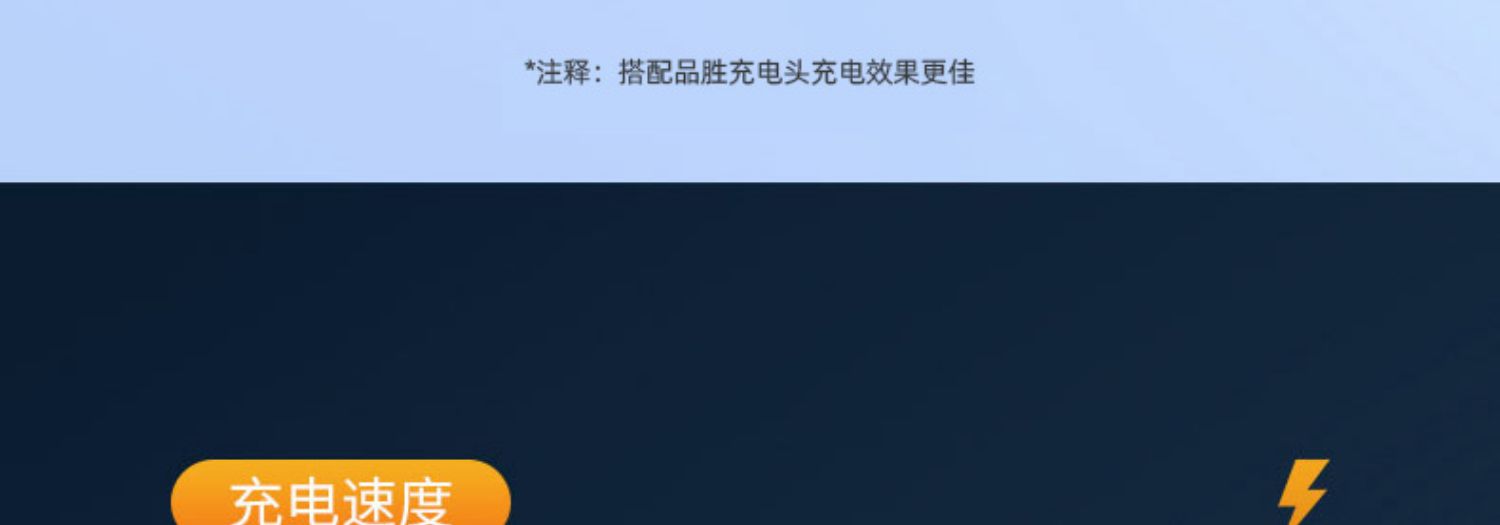 品胜适用iPhone13数据线11苹果12充电线器6手机XS快充X加长XR单头8p短iPad平板6s闪充ios冲2米Max正品7plus