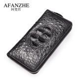 Длинный бумажник, вместительная и большая сумка с петлей на руку, маленькая сумка клатч, Таиланд, длина макси, из натуральной кожи