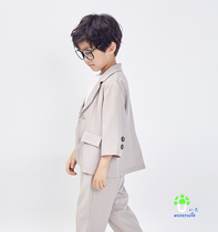 Boy Clothing Boy Suit 2020 New Summer Dress Suit Han Edition Tide Clothes Children Handsome Children Handsome 2 sets of CUHK children