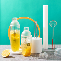 Snow cup milk tea shop special tool with scale hand shake Cup Winder hand lemon tea set snow pot