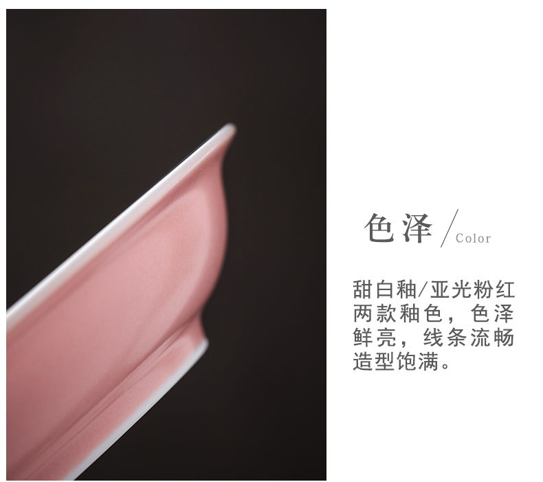 Jingdezhen ceramic dry table bearing plate can water pot tea accessories a pot of water contracted pure manual tray