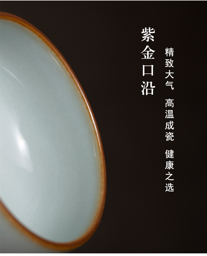 Pure manual your up jingdezhen blue and white landscape of large master cup freehand brushwork in traditional Chinese kung fu tea cup single single CPU