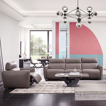 Chivas First Class Living Room Large Family Noble Leather Simple Combination Sofa S-6000HM Full Leather