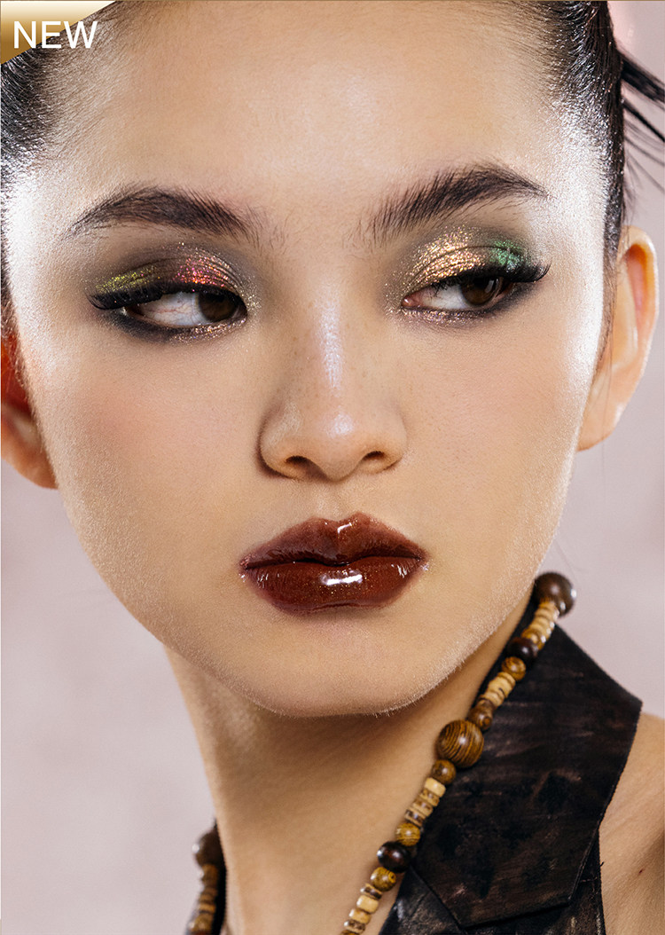 【中国直邮】GIRLCULT构奇 四色眼影盘画龙点睛哑光珠光显色变色龙爆闪烟熏 #55画龙【富贵金玲珑】