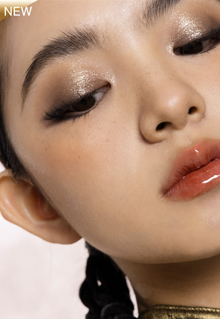 【中国直邮】GIRLCULT构奇 四色眼影盘画龙点睛哑光珠光显色变色龙爆闪烟熏 #55画龙【富贵金玲珑】