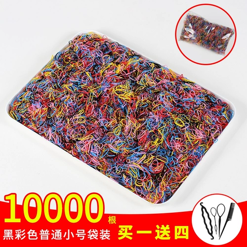 Детский одноразовый безвредный эластичный аксессуар для волос, резинка для волос, не повреждает волосы