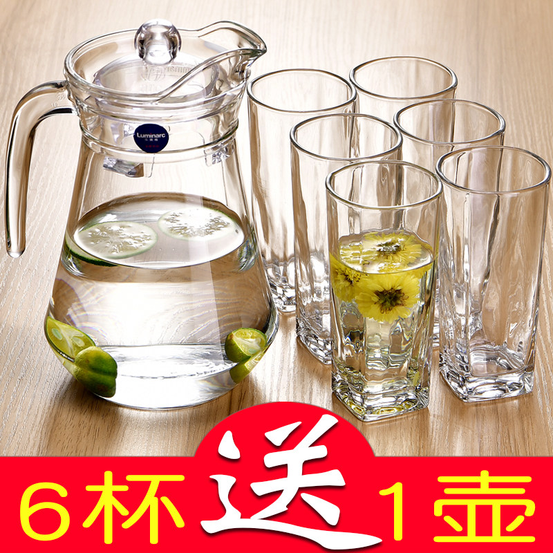 Cup tea cup high temperature resistant tea European style set of kettle suit cutlery household cold water kettle whole set of heat resistance