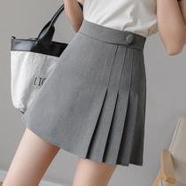 South Korea Black Plexus Skirt Summer New Academy Wind High Waist Display Slim a half body dress Ins superfire bag Hip Short Skirt