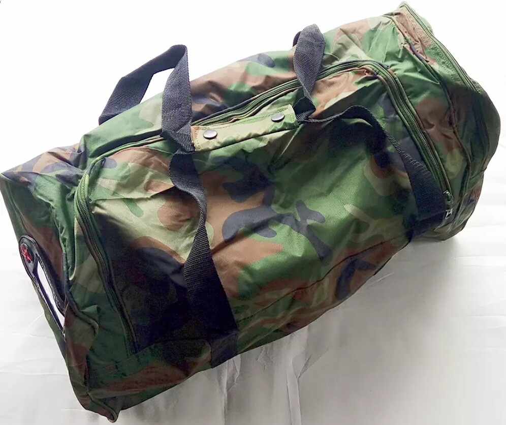 Inventory old-fashioned camouflage bag 87 front-carrying bag front-carrying quilt bag handbag luggage bag large capacity