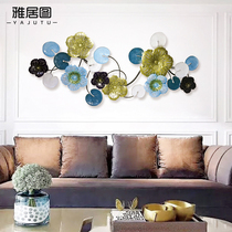 Three-dimensional wrought iron wall decoration Soft decoration pendant Creative wall decoration pendant Wrought iron wall decoration Wall hanging