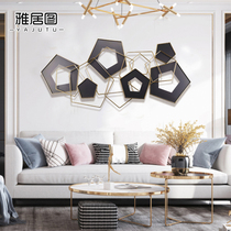 Living room Dining room sofa background wall Wall decoration pendant Metal creative three-dimensional wrought iron wall decoration Wall decoration