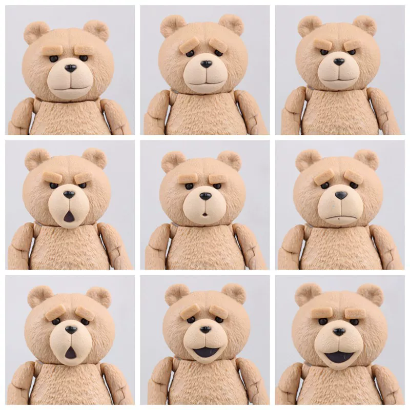 Yamaguchi Teddy Bear TED2 Survival Bear Blogen Bear joint can hand in the office model decorative doll