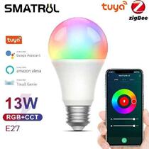 Tuya Zigbee 13W Light Bulb E27 RGB LED Lamp Dimmable Timing