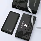 Playboy, вместительный и большой бумажник, картхолдер для водительских прав, из натуральной кожи