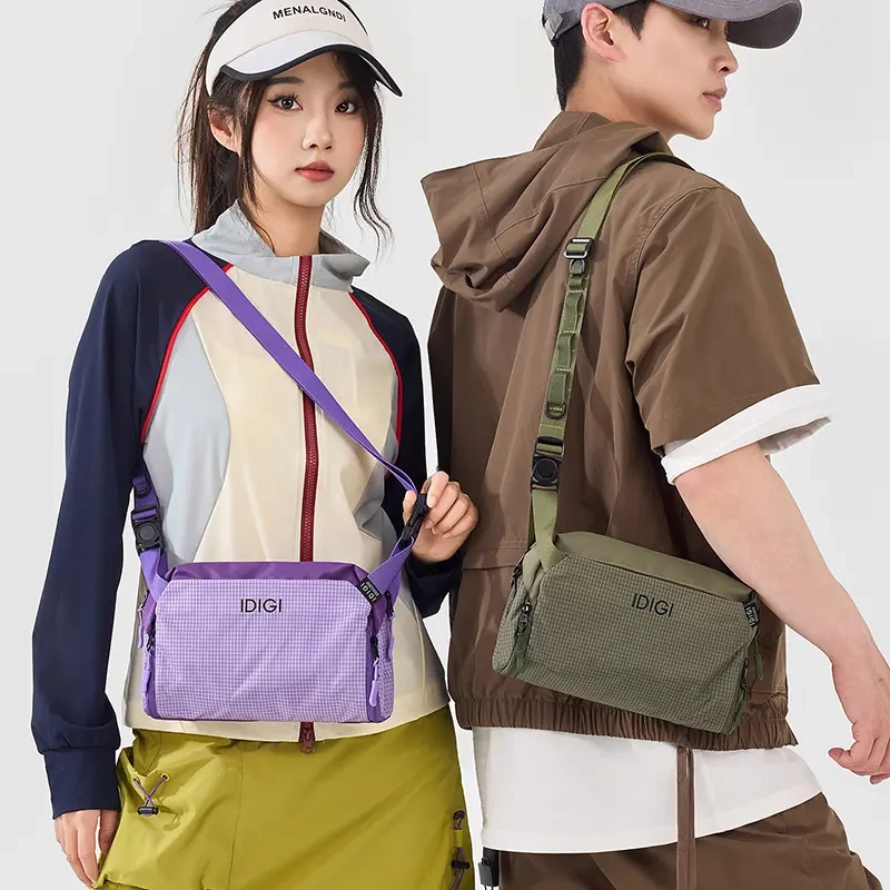 Idigi New Solid Color Lightweight Large-Capacity Shoulder Crossbody Bag Sports Casual Bag Outdoor Commuting Outdoor Waterproof Idigi New Solid Color Lightweight Large-Capacity Shoulder Crossbody Bag Sports Casual Bag Outdoor Commuting Outdoor Waterproof