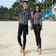 Diving Suit Women's Set Two-Piece Swimsuit Couple Jellyfish Suit Men's Sun Protection Quick-Drying Snorkeling Suit Slimming New Style 2023