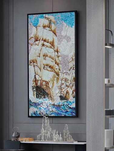 Парусная мозаичная живопись Shunde Mosaic