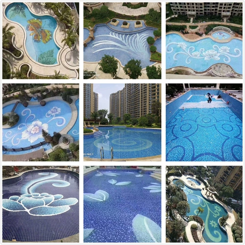 Стеклянный бассейн, мозаика, головоломка, делается под заказ