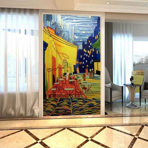 Мозаичная резка фоновая настенная крыльца гостиная ресторан проход проход проход в дверь головоломка
