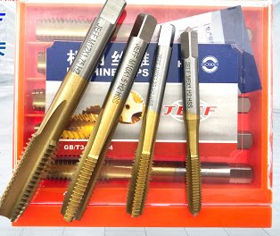 Authentic Dalian Far East M2 coated American standard tap 5#-40 6#63 8#32 10#24 1 8 3 4