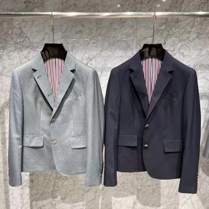 Tb Tuma Wool Suit British Style Slim Fit Nine-Quarter Sleeves Single-Breasted Women's Small Suit Short Skirt Suit Jacket