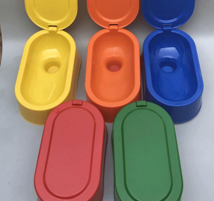 Site large indoor convenient decoration workers squat toilet Simple decoration with temporary toilet toilet to increase the squat toilet