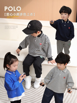 Beans A Few Moms Children Love Little Bear Printed Polo Shirts Blouses 2022 Spring Dress New Baby T-Shirt With Undershirt Tide