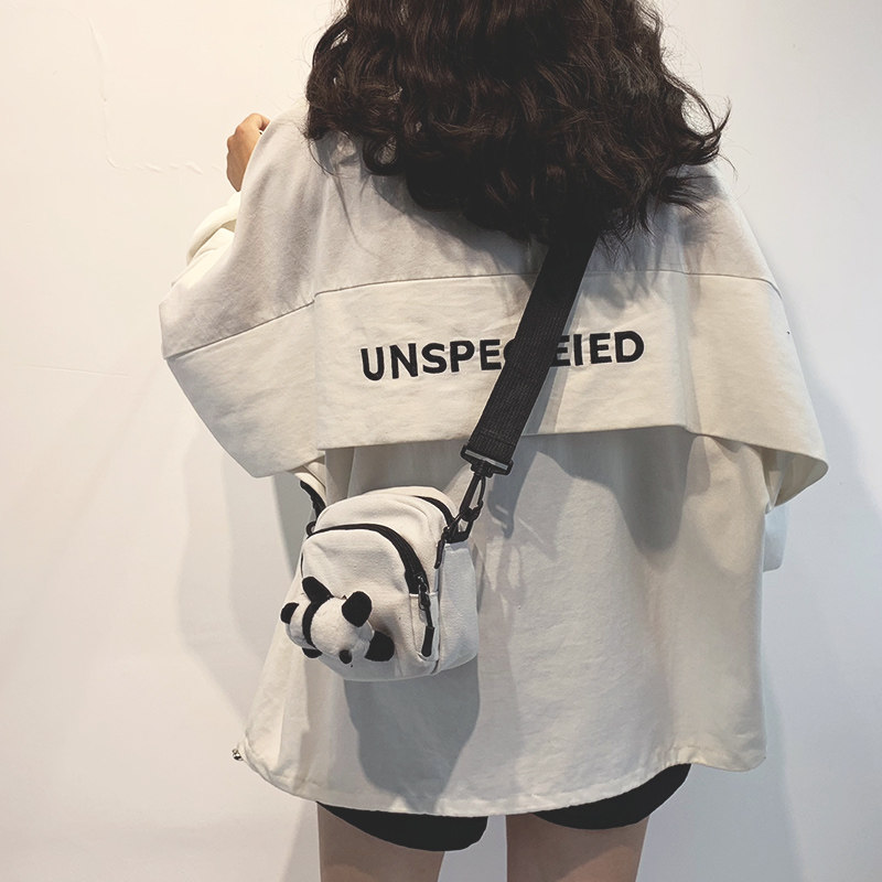 Mini small bag women's bag new 2022 Japanese student all-match messenger bag female ins net red cute canvas bag