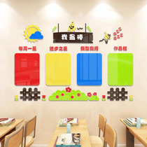 Love wall art class honor exhibition board School class guidance class Student style Cultural wall 3D three-dimensional acrylic
