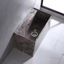 Stone marble mop pool 70cm extra long pool Balcony Rectangular mop basin Sink Floor-to-ceiling oversized