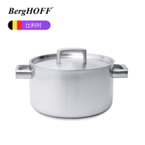 Begao Fu Ron series thickened stainless steel soup pot steamer soup small hot pot household double ear cooker induction cooker