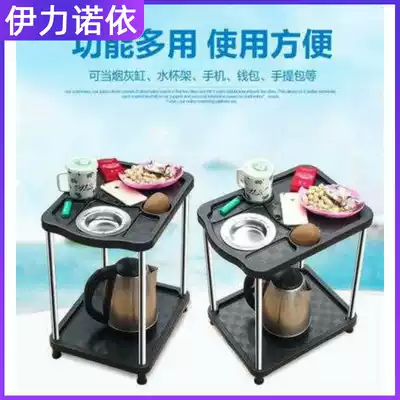 Playing cards put cups, mahjong machine coffee table tea shelf foot ashtray mahjong side table