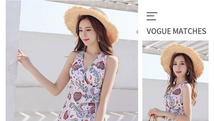 Áo tắm nữ 2020 một mảnh mới của Hàn Quốc bikini ngực nhỏ có gọng nhỏ tập hợp đồ bơi váy một mảnh - Bộ đồ bơi hai mảnh