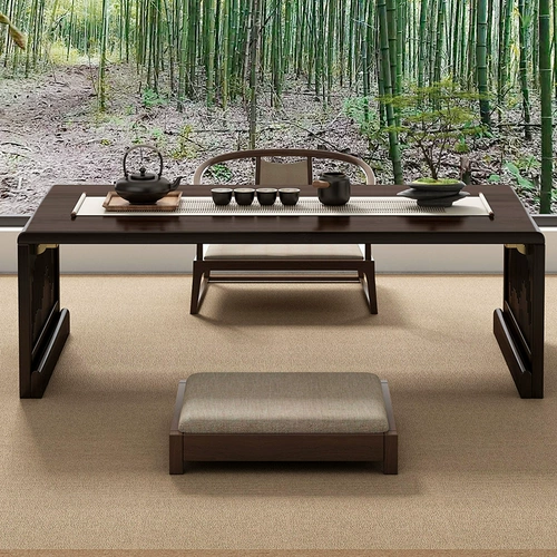 Складной стол, портативный бытовой чайный столик с татами, новый низкий стол, стол кан из нетвердого дерева, простой учебный стол