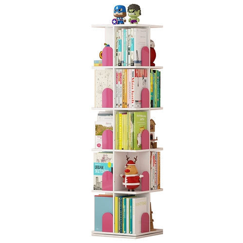 Вращающаяся книжная полка 360 -Degree Lelfs Детские картины заклинание домашнее провинциальное пространство Простая посадка Студент Творческий книжный шкаф