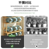 Подставка для цветов, стеллаж для демонстрации зеленых растений на террасном балконе, многослойный держатель для цветочных горшков большой емкости, простой напольный стеллаж для хранения на кронштейне