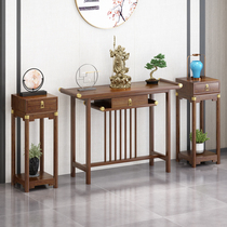 The new Chinese-style table home door directors case against the wall incense burner Zen Buddha platform for the entrance to the house