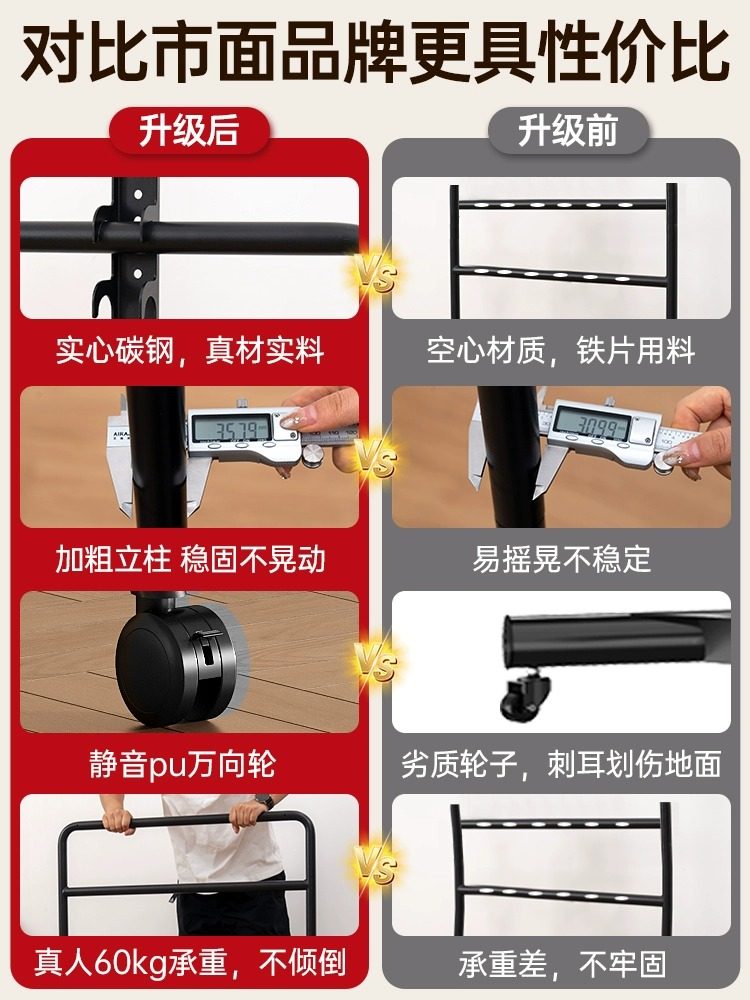 Floor-Standing Tv Stand with Wheels, Suitable for 55/65/ 75inch Inch Tvs, Compatible with Hisense, Tcl, Xiaomi, Etc