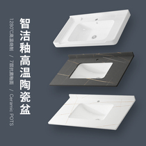 Semi-embedded Taichung basin bathroom wash basin basin countertop integrated ceramic cabinet basin wash basin single basin