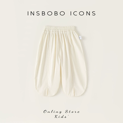 Штаны, средство от комаров для девочек, летняя детская тонкая летняя одежда, в западном стиле