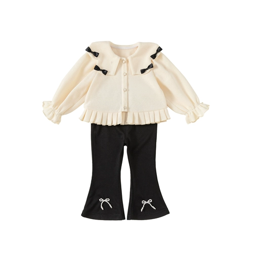 Весенний детский комплект для девочек, детская одежда